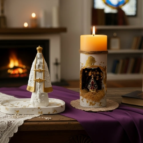 Premium Religious Candle Kit - Perfect Spiritual Gift for Moments of Faith